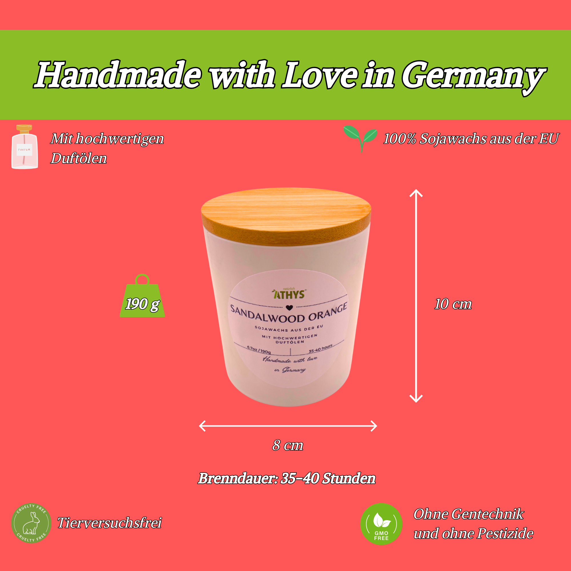 Sandalwood Orange Duftkerze